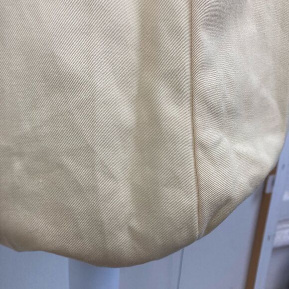 Handcut by preloved VTG Bubble Twill V-Neck Dress w/pockets elastic bottom - Picture 7 of 15